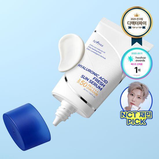 ISNTREE Hyaluronic Acid Fresh Sun Serum 50ml Special Offer (+10ml*2ea)