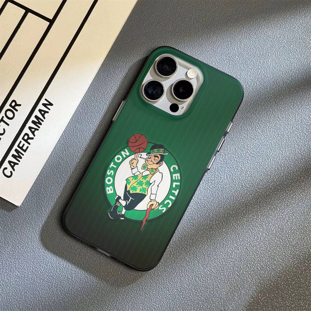 B-Boston C-Celtics Для iPhone 17 16 15 14 13 12 11 Pro Max Plus Pro Прозрачный чехол для телефона Нескользящий корпус