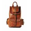 Leather Goat Backpack Bag Laptop Vintage Rucksack Travel Genuine New Brown Men