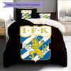 IFK Goteborg Pattern Bedding Home Decoration Birthday Gift (1 * duvet cover + 2 * pillowcase, without core)