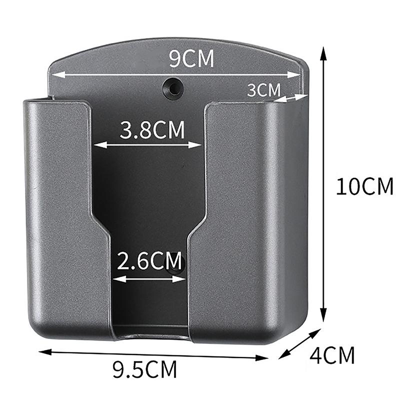 1pc Remote Control Holder Wall Mounted Storage Box Cosmetic Bathroom Rack Shelf Adhesive Home Mobile Phone Plug Case