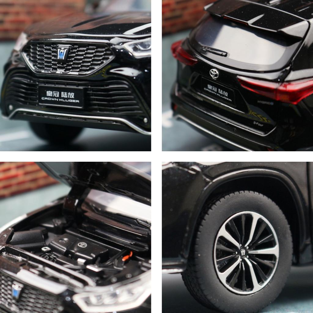 1/32 Toyota Crown Kluger HYBRID игрушечная машинка JKM литая миниатюрная модель внедорожника спортивная звуковая и световая образовательная коллекция подарок для детей