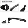 Front Left Car Exterior Door Handles for Kia Optima 2011-2015 Durable Door Handle Replacement No.826512T010 ABS 1 Pcs