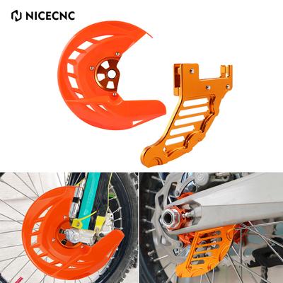 NICECNC Для KTM TPi EXC 300 2016-2023 Защита переднего и заднего тормозных дисков EXC-F 350 EXC-F 450 SX 125 SXF 450 XC XCF XCW 500 SIX DAYS
