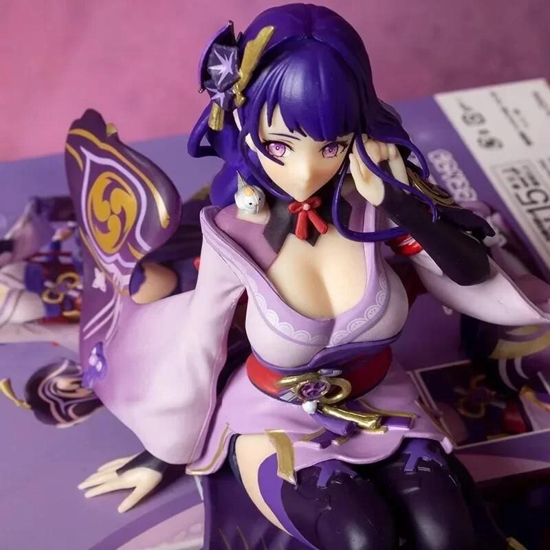 17 см Genshin Impact Raiden Shogun Рисунок Gk Модель для девочек Коллекция кукол Украсить