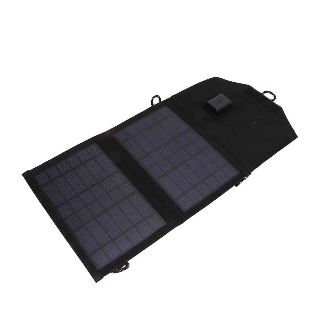 Folding Solar Panel Charger Polycrystalline Silicon 7W 5V USB Port Solar Charger for Outdoor Activities