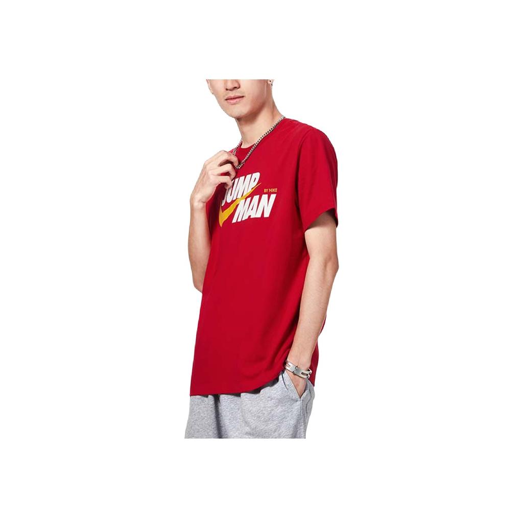 Jordan Jumpman GFX SS Crew 2 Casual Sports Breathable Letter Print Short-Sleeve T-Shirt Men Tops Red DM3220-687