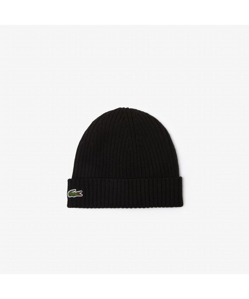 LACOSTE Унисекс шерстяная ребристая шапка-бини Rb0001-55N 031