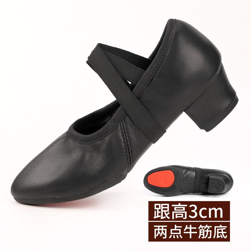 Танцевальная обувь для женщин, туфли для преподавателей с плоской подошвой на двух точках, профессиональная танцевальная обувь
