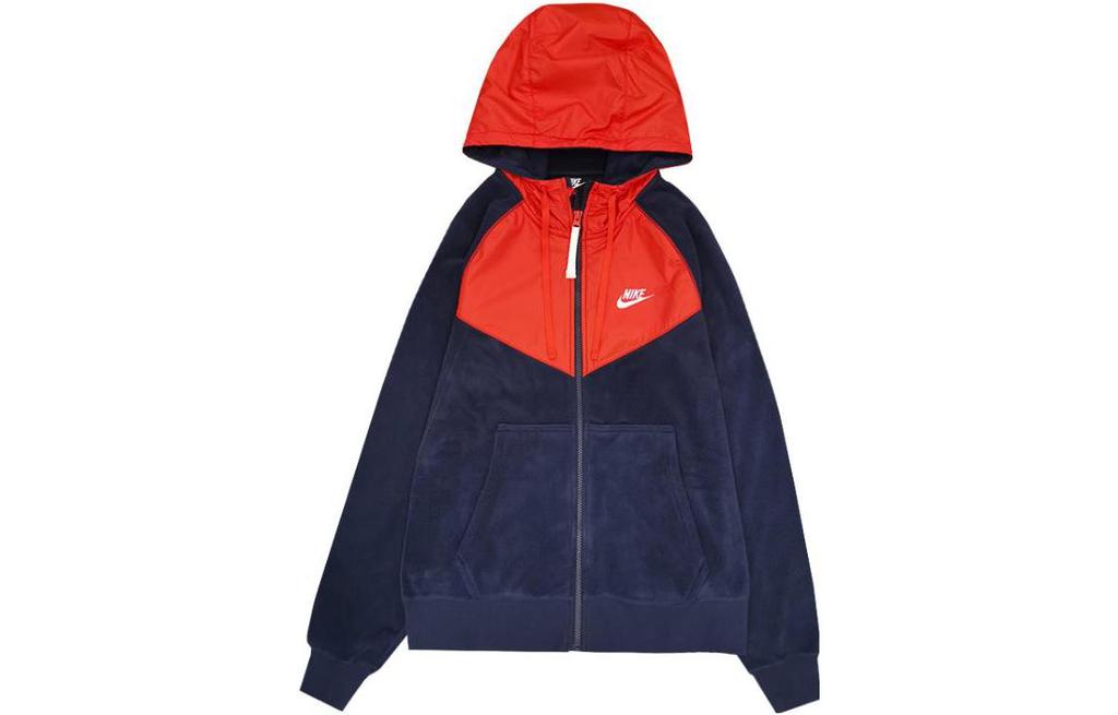 Nike Jackets Men's Navy Blue Hooded Moderate Other CJ4542-451