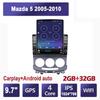 9.7 Inch Car Radio For Mazda 5 2005-2010 Android 2 DIN Tesla Vertical Screen Carplay Auto Radio Multimedia Player 2+32GB