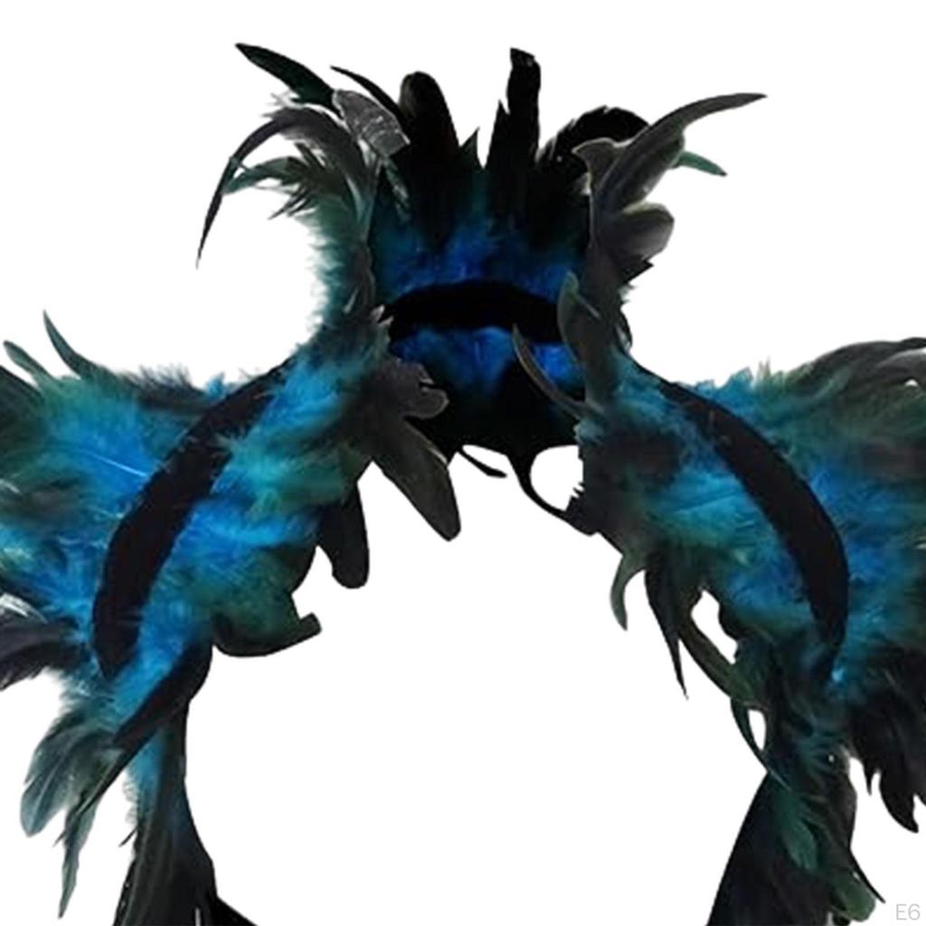 Перьевая накидка, украшение для праздничного женского наряда