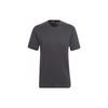 Solid Color Crew Neck Short Sleeve T-Shirt Men Tops Black HC4226
