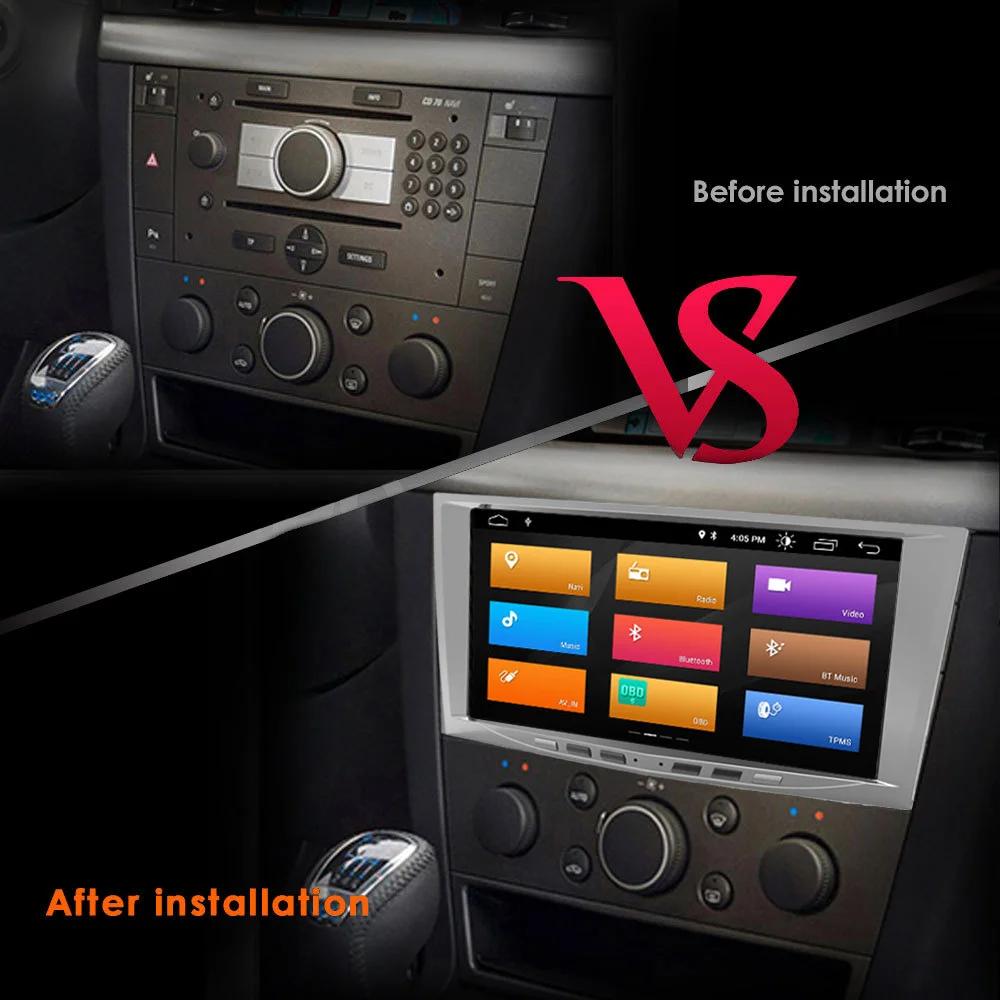 8 ''Apple CarPlay Android радио для Opel Astra HJ Vectra Vauxhall Antara Zafira Corsa CD Vivaro Meriva Veda автомобильный мультимедиа