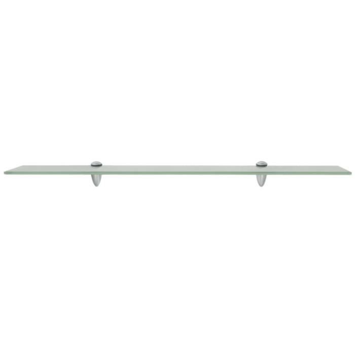 VidaXL Wall Shelves 2 Pcs Glass 80 X 10 Cm 8 Mm