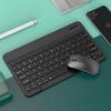 Ультратонкая перезаряжаемая портативная беспроводная Bluetooth-клавиатура для Apple iPad iPhone Samsung планшетный телефон смартфон Android Windows