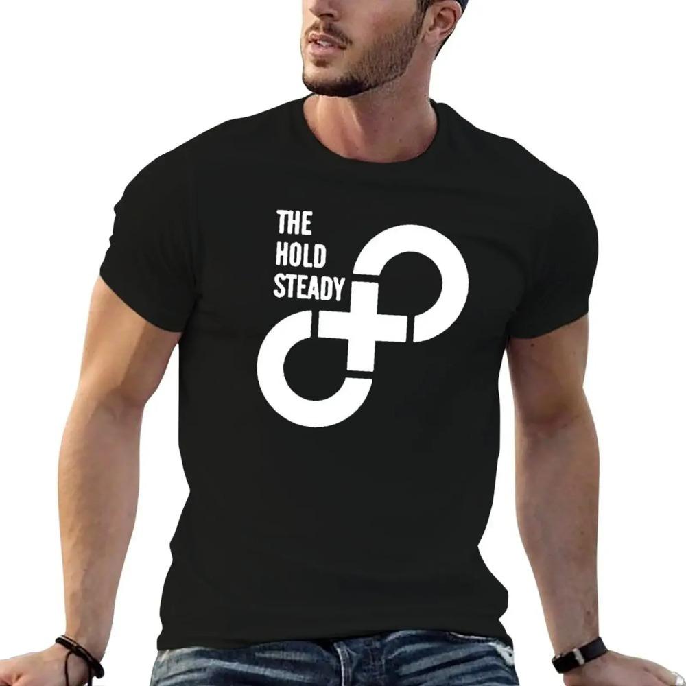 Best of The Hold Steady Logo Genres Alternative Rock T-Shirt Plain Anime Stuff Cotton T Shirt Unisex Edition Graphic Tops