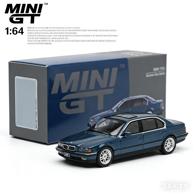 МИНИ ГТ 1:64 BMW 750IL 3D Симуляция Литой Модель Автомобиля, Праздничный Подарок Игрушка для Мальчиков, Предмет Декора для Коллекции Взрослых.