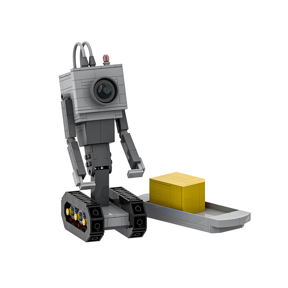 MOC Модель робота-масла Рика Конструктор Анимированная фигурка Кухня Готовка Экшн Робот Кирпичики DIY Дизайн Игрушка Подарок