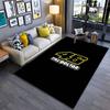 Yellow 46 The Doctor Logo Carpet Suitable As a Non-slip Mat for the Living Room or Bedroom Sofa