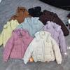 2024 European Style Hooded Women's Short Down Jacket - Fashionable Loose Fit, Thickened White Duck Down, Warm Winter Outerwear