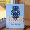 One Owl Metal Cutting Dies Stencil Scrapbooking DIY Album Stamp Paper Art