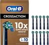 Сменные насадки Braun Pro Brush Cross Оригинальная коробка Oral-B Multi-Action Набор, Action, EB50BRX-10, Черный, 10 штук, [Б/у]