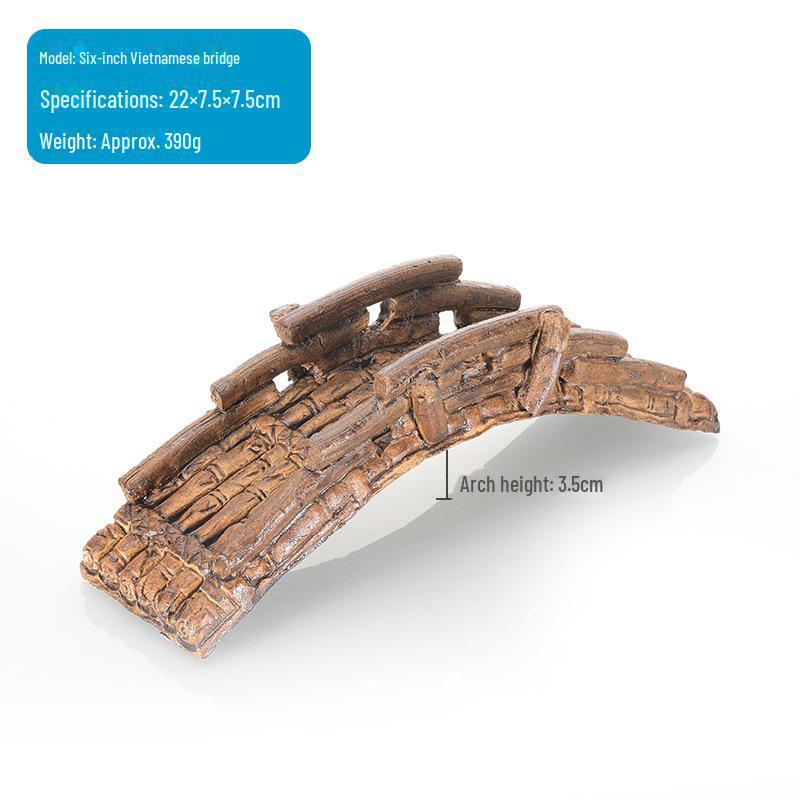 Аквариумный декор Керамические каменные мосты: Ландшафтный дизайн аквариума, микроландшафтные альпинарии и украшения для бонсай