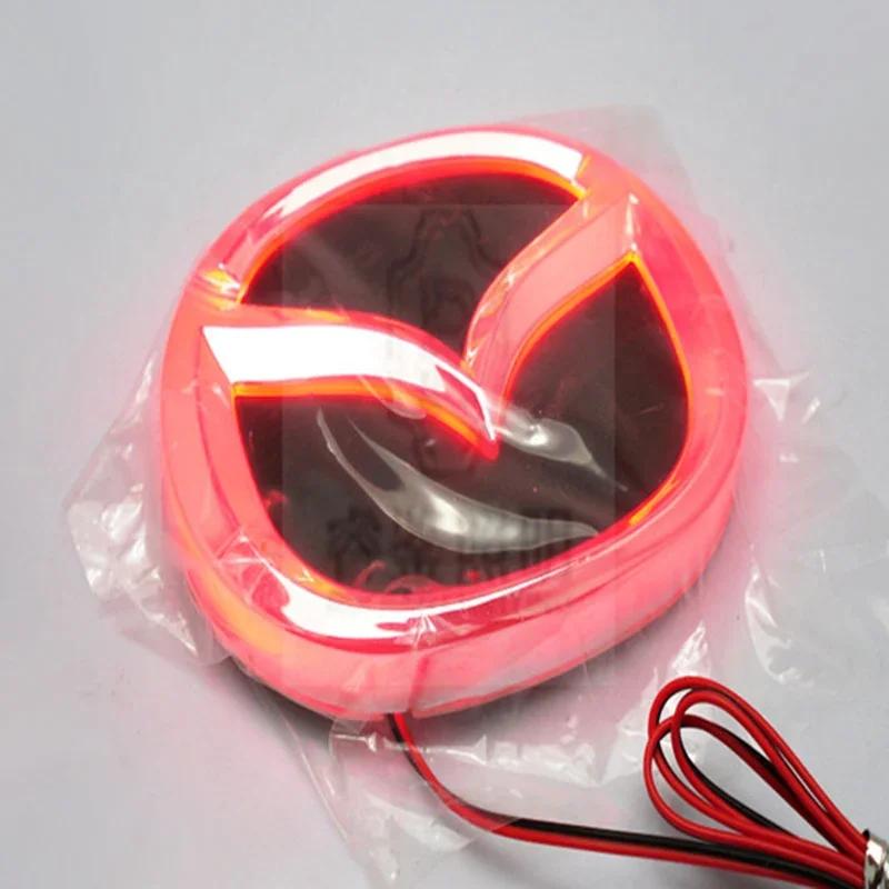 2025 Горячий Автомобиль 4D Светодиодная Подсветка Задний Значок Наклейки для Логотипа Mazda 2 3 6 RX8 RX7 CX7 8 CX5 MX5 323 Декорация Эмблемы Авто Аксессуары