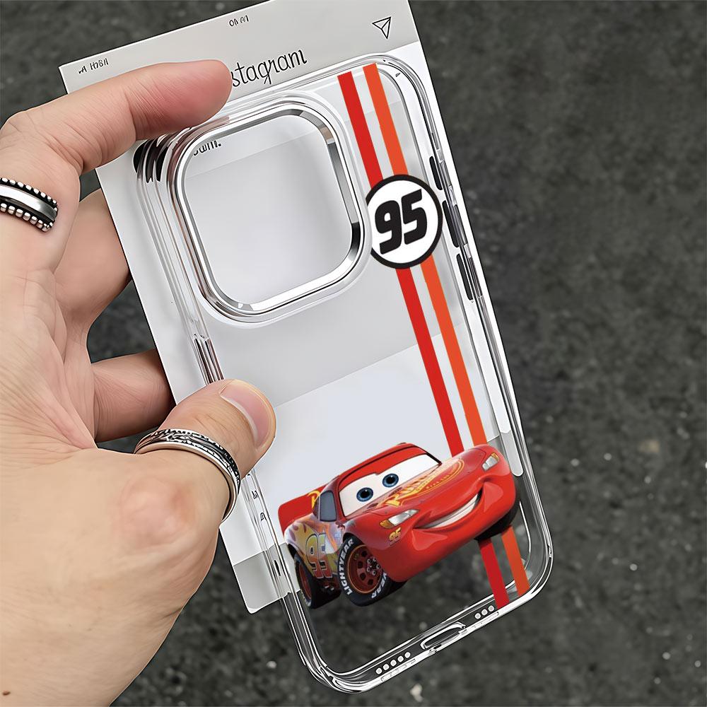 Чехол для телефона Cars L-Lightning M-McQueen для Google Pixel 10 9 8 7 8A 9A XL Pro 4G 5G Прозрачный Мягкий Силиконовый TPU Задняя Крышка