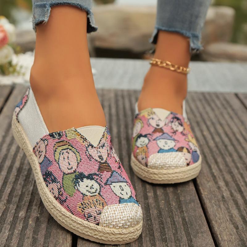 Модные новые модные женские туфли с круглым носком 2024 года, осенние легкие дышащие мокасины, повседневные удобные туфли на плоской подошве