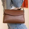 Middle-aged Women's Bag Simple Soft Leather Single Shoulder Underarm Bag Hand Crossbody Bag