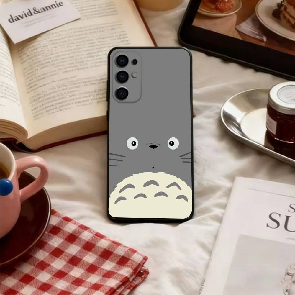 Чехол для телефона Мой сосед Тоторо Мягкий черный Для Samsung S25,S24,S21,S22,S23,S30,Ultra,S20,Plus,Fe,Lite