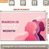 2D March is Women's History Month Backdrop 230x180cm Large Event Banner Background