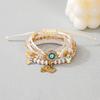 Европейские и американские модные богемные многослойные браслеты из бисера, эластичные этнические браслеты для женщин, женский браслет-браслет