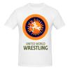 2025 Funny United World Wrestling Living Room Мужская футболка с принтом, свободные и облегающие женские футболки
