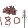 100 шт. 80 ''/120''/180 "для дизайна ногтей шлифовальные ленты инструмент для снятия гель-лака аксессуар для электрической машины для ногтей сверла для ногтей