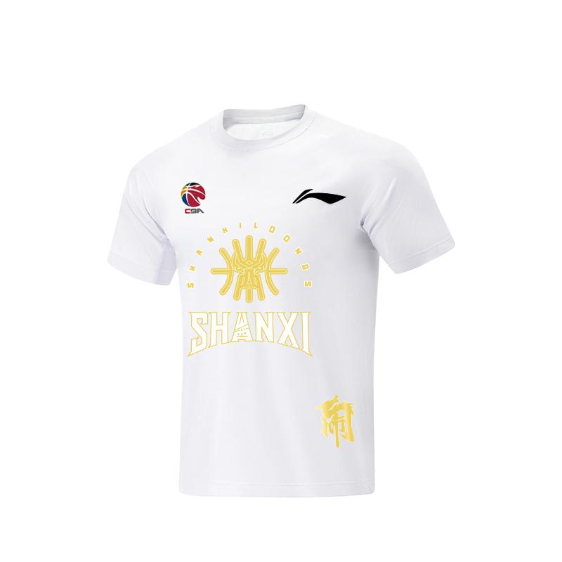 Футболка Li Ning CBA Унисекс Белая AHSVE61-2T