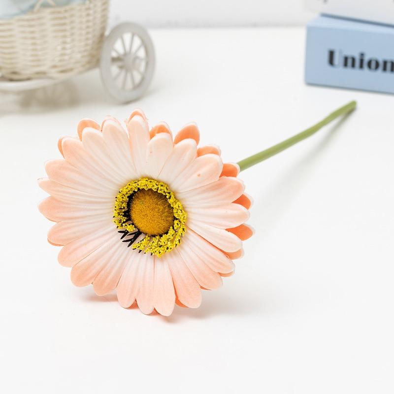 12 шт. 30 см Искусственные цветы Хризантема Гербера Маргаритка Цветы для дома Свадебная вечеринка Балкон Декор