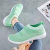 Summer Women Sneakers Lightweight Women's Sport Shoes Slip On Flats Shoes Women Loafers Plus Size Walking Flats Female Footwear