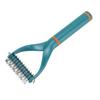 Pet Hair Removal Rake Y Shaped Double Sides Pet Under Hair Rake Comb Dog Dematting ToolsL Dark Green