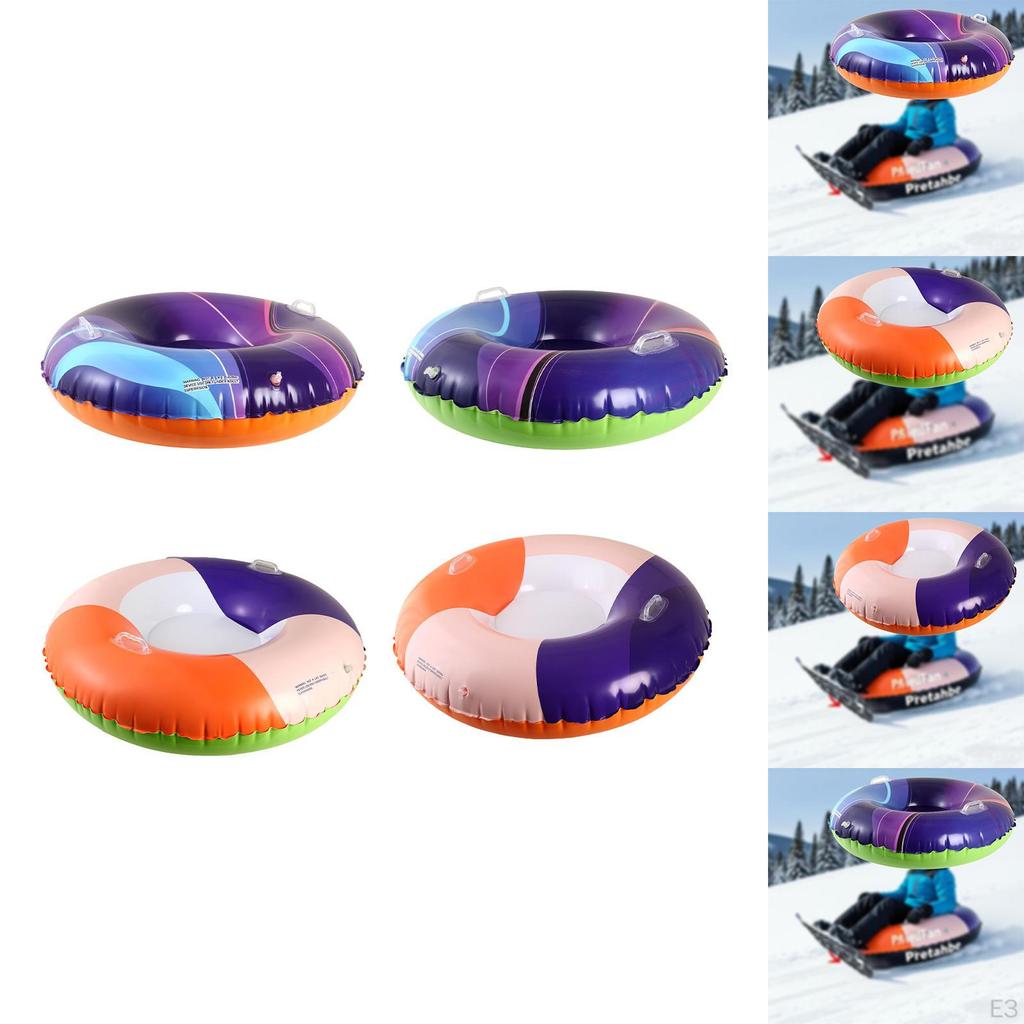 Надувные санки-тюбинг для снега, для активного отдыха, морозостойкие, зимние санки-игрушка с ручками