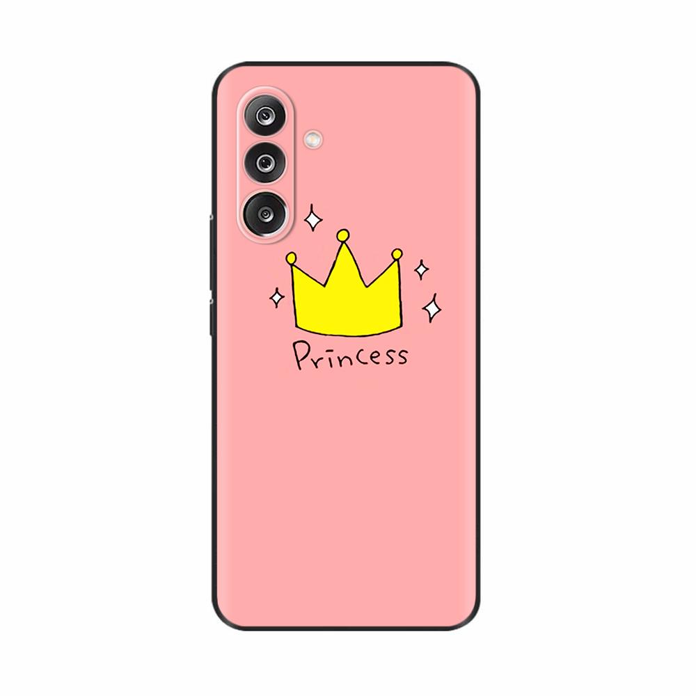 Чехол для Samsung M36 5G M366B Милые Цветы Кот Расписной Ударопрочный Силиконовый Задний Чехол Для Телефонов Samsung Galaxy M36 M35 M34