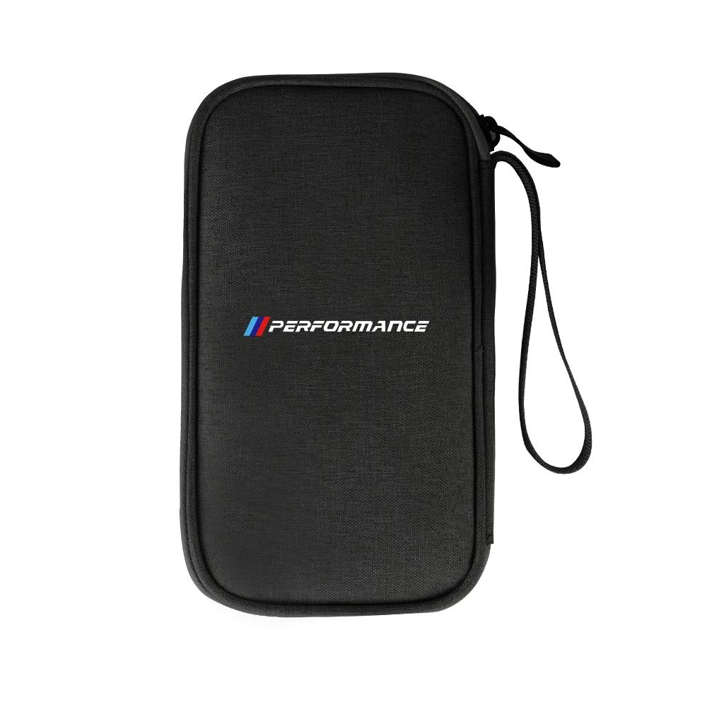 BAGH3 Car Sticker Car Organizer Portable Key Case Earphone Storage Bags For BMW M Performance M5 320 325 E28 E30 E34 E36 E39 E46 X5 X