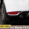 For Mazda CX-5 CX5 2017 2018    ABS Chrome Rear Back Fog Light Lamp Cover Trim Bumper Reflector Accessories