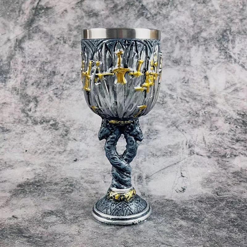 Кружка для пива из нержавеющей стали в винтажном стиле – Большая чашка для кофе и чая для дома, паба или вечеринки