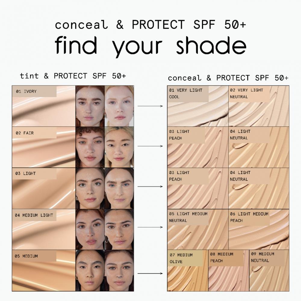 Ciele Conceal   Protect Spf 50+ Spot Concealer For Dark Spots 0.246 Oz   7g Shade 01c Very Light Cool
