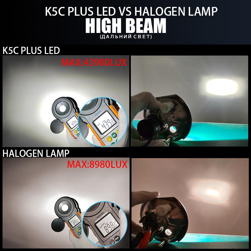 DAWN KNIGHT 140W K5C PLUS H7 H11 H1 H4 Светодиодная лампа для фар 4300K LED HB3 HB4 Двойная медная трубка Светодиодный комплект для автомобиля 12V 2 шт.