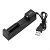 USB Battery Charger Portable with LED Indicator 1 Slot for 16650 18500 18650
