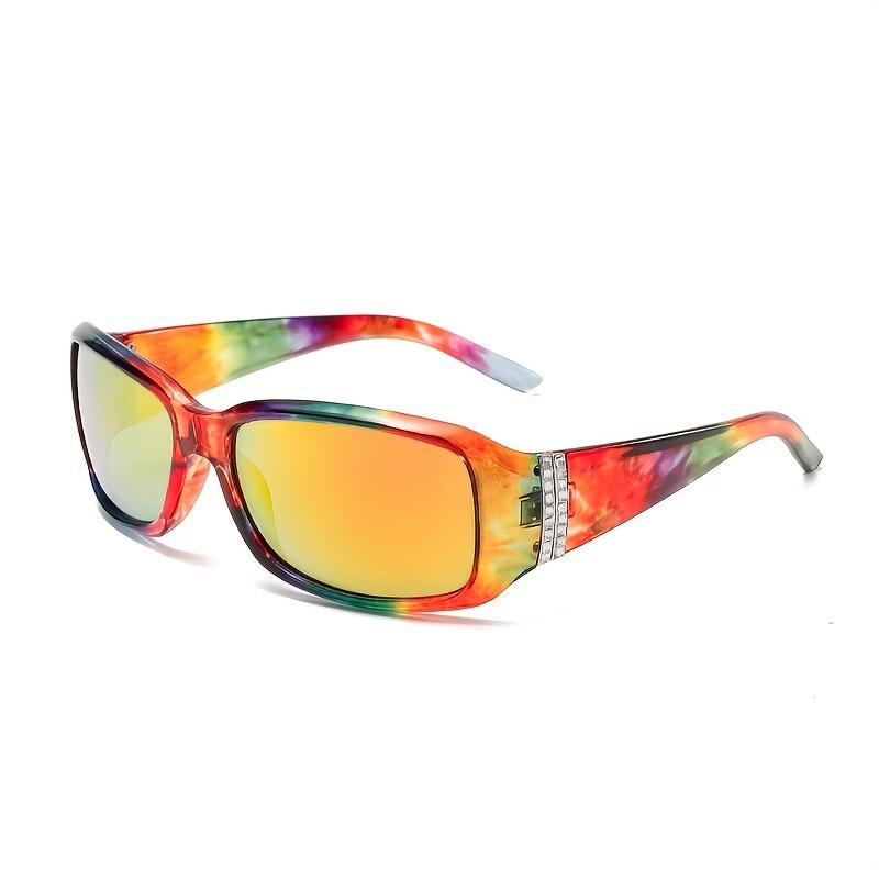 Солнцезащитные очки Y2k со стразами Женские Новая мода Зеркальные Уличные Очки Модный Дизайн Бренда Повседневный Декор Солнцезащитные Очки